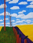 Study of Clouds and Canola – Prairie Summer